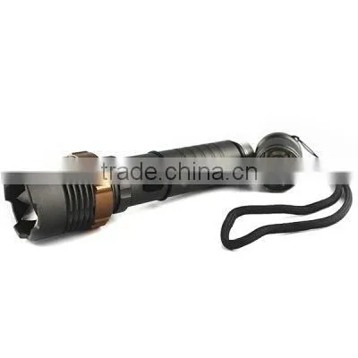 portable aluminum body flashlight xml t6 led flashlight