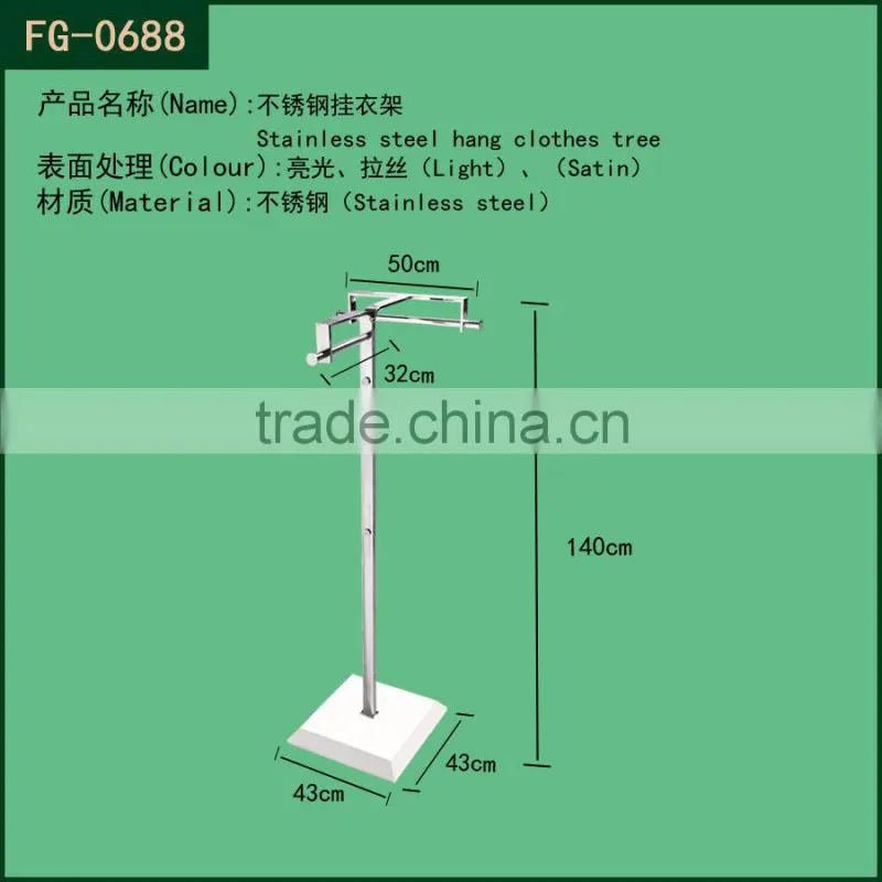 New style clothing disply shelf rack / garment display stand