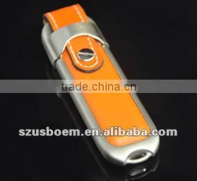 OEM Leather Usb flash with CE
