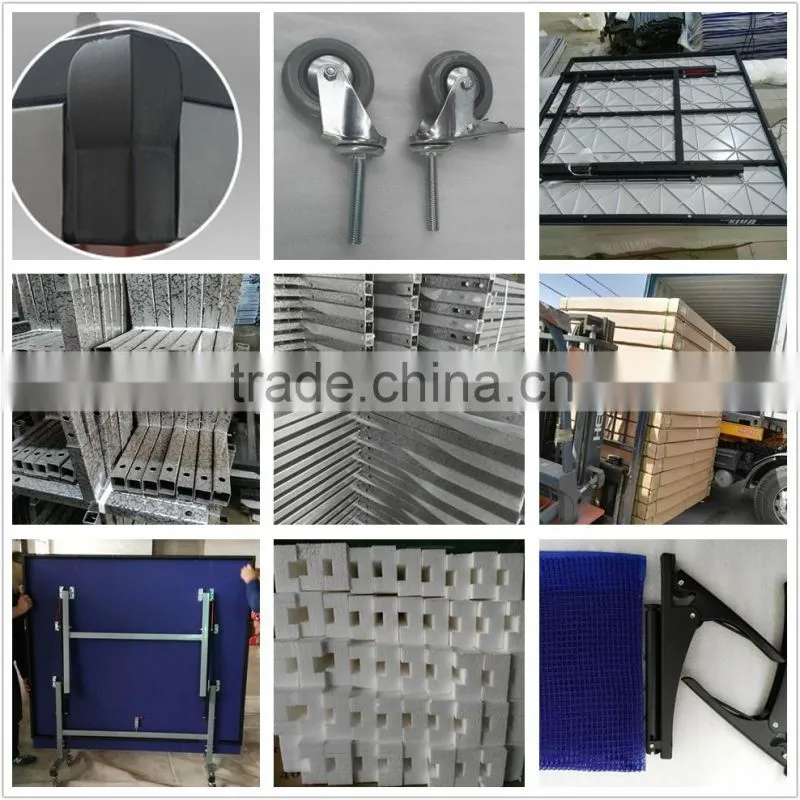 folded portable table tennis table high quality for wholsale