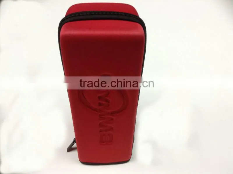 GC---Providing low cost red fabric unique design new eva carrying wine bag
