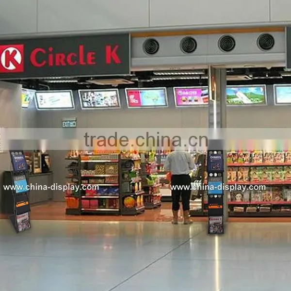 Free standing brochure display rack, Folding brochure stand