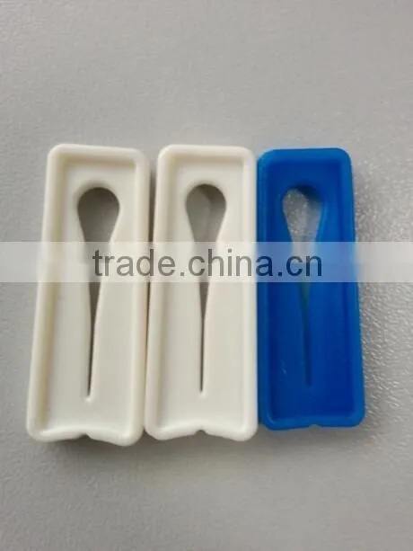 Disposable medical plastic tube slide clamp