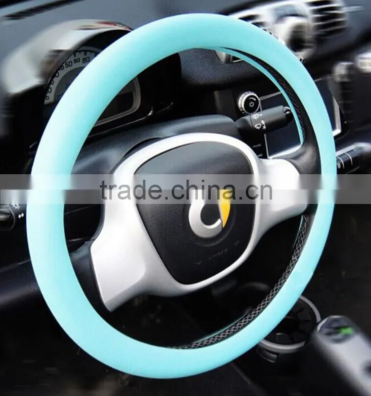 High quality 2015 innovative cheap silicone comfortable Steering wheel cover