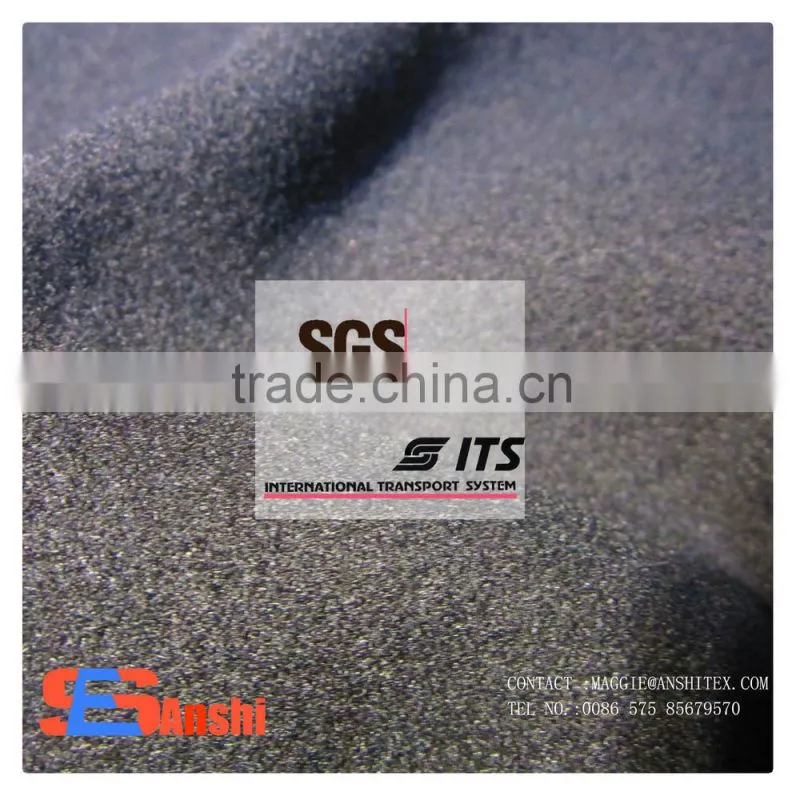 Polyester rayon spandex fabric for women winter overcoat fabric
