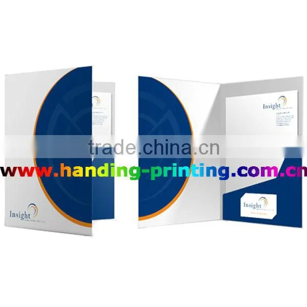 top quality paper conference folder printing