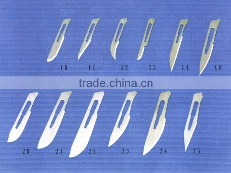 Sterile Stainless Steel Blade Carbon steel blades
