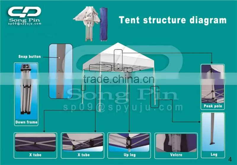 10x20 outdoor Pop up Canopy gazebo tents with Side
