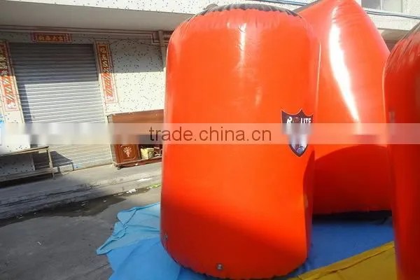 inflatable paintball bunker for outdoor game