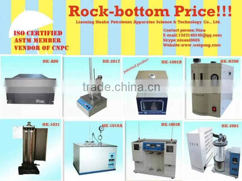 HK-1002B Full automatic open (closed) cup flash point tester of petroleum products