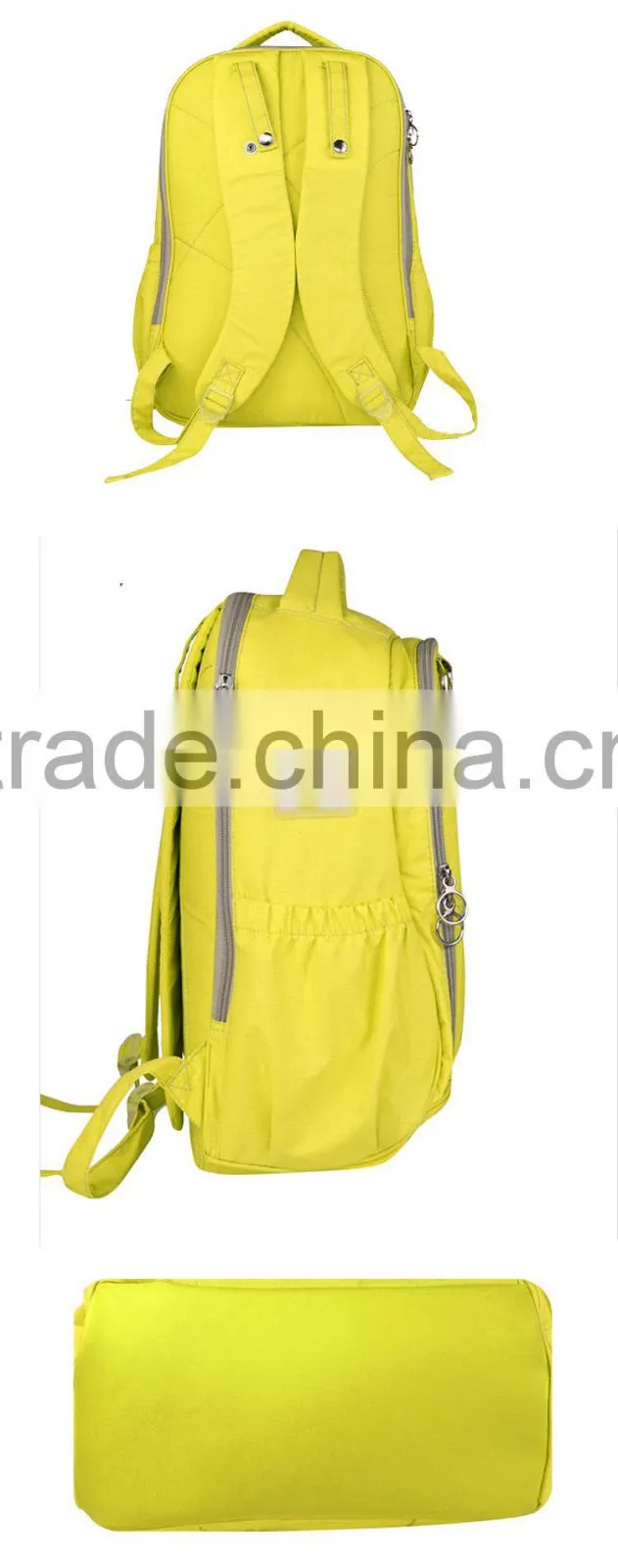 Best Nylon diaper bag backpack With bottle holder(MAB15-002)