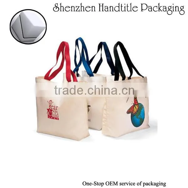 oem production canvas tote bag/canvas bag