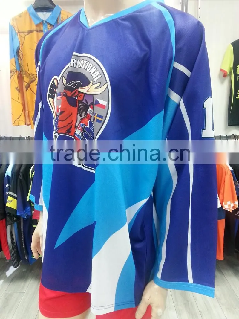 custom sublimated ice hockey jersey