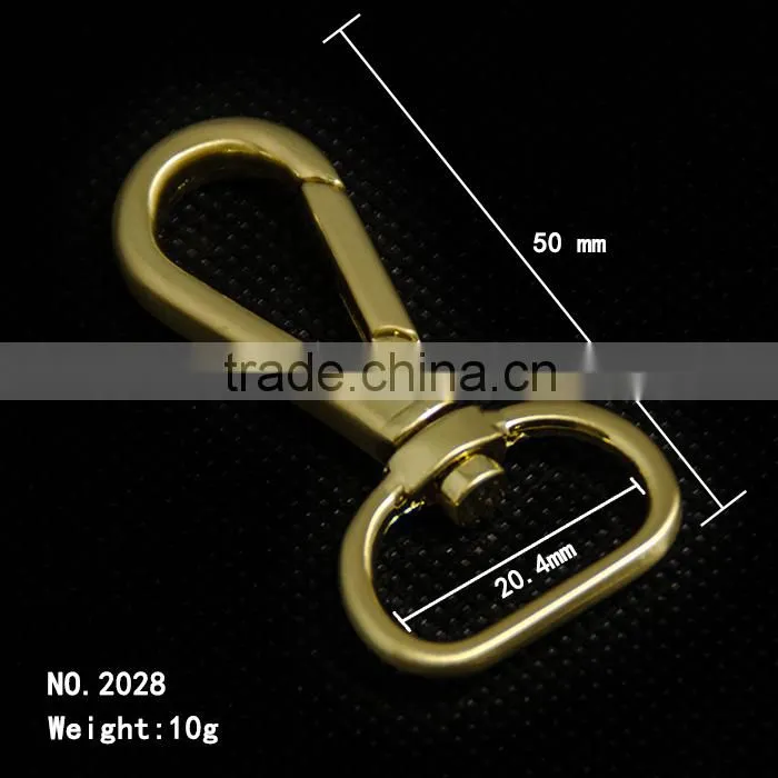 Self electroplated shop high quality bronze snap hook (2028)