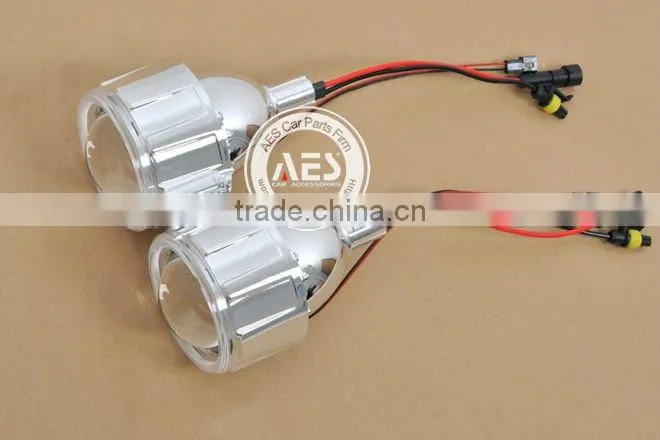 HID mini projector for H4, H7, H11, 9005, 9006 car housing
