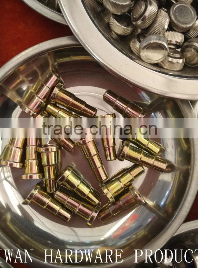 hot sale factory DIN GB shoulder rivets brass stainless steel