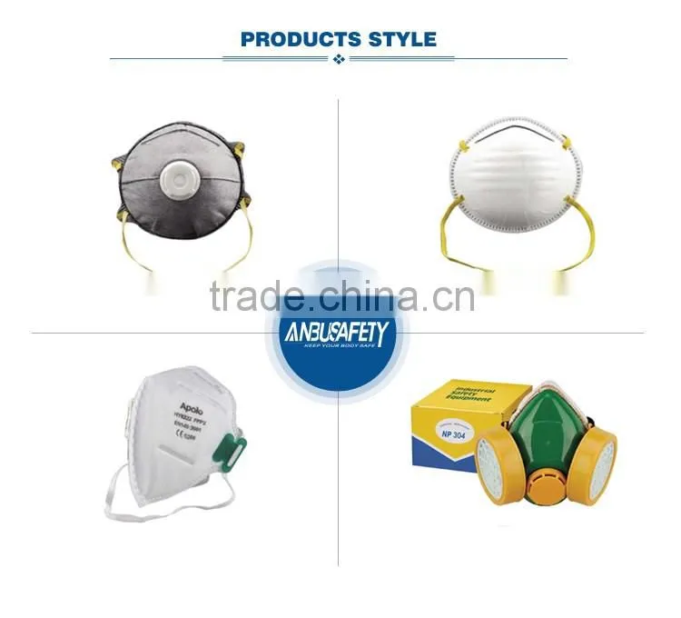 chemical protection one valves double filter mask