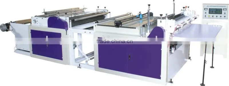 Computer Non woven roll embossed - punched - sheets cutting machine