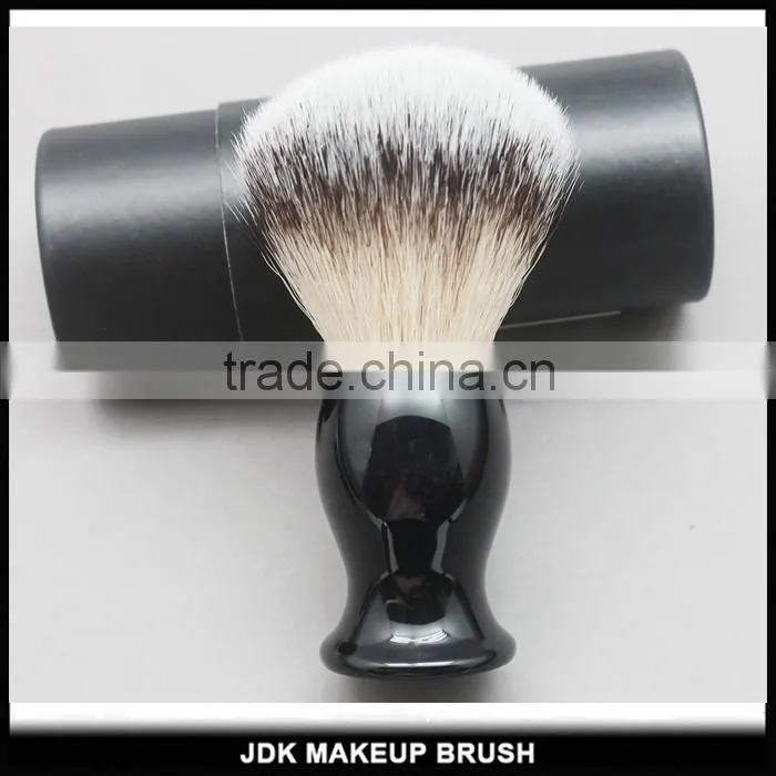 JDK Handmade Wholesale Synthetic hair shave brush Paper Tube box Packaging shaving brush set with Private label