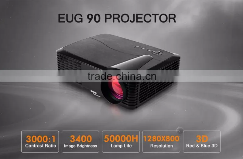 full hd 3d led 3400Lumens LCD multimedia projector