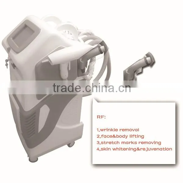 multi-function hair removal skin rejuvenation tattoo removal nd yag laser rf and elight beauty machine