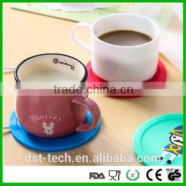 Promotional best quality cardboard soft pvc tea cup coaster