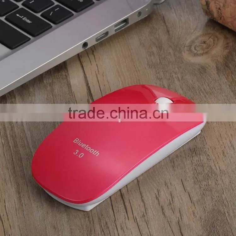Ultra Slim Designer Rechargeable AA Battery Bluetooth 3.0 Wireless Mouse 1000 1200 1600 DPI CE ROHS FCC Certificate