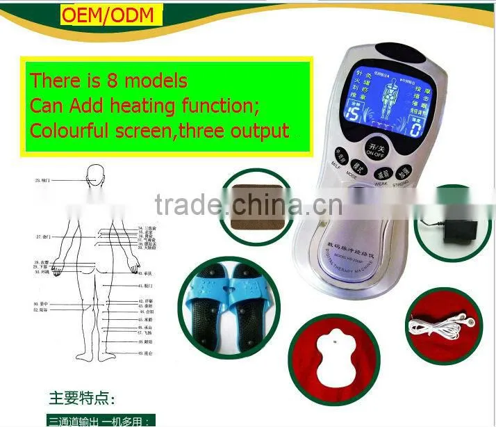 pulse tens acupuncture massage health herald electric physical digital magnetic therapy machine massagers