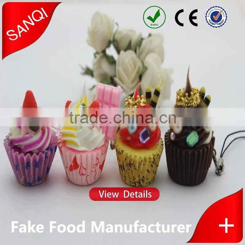 PVC artificial imitated fake replica faux lovely icecream pendant