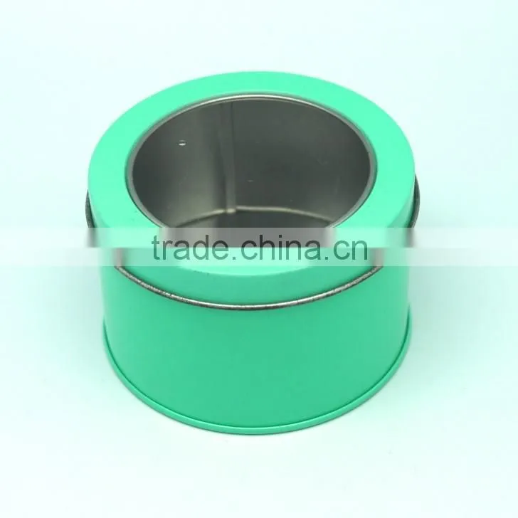 top quality round watch boxes wholesale fashion watch storage box OEM watch box with PVC window lid