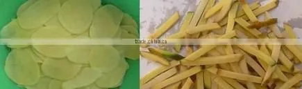 automatic fresh potato cutting machine/sweet potato slicing machine/spiral potato chips machine