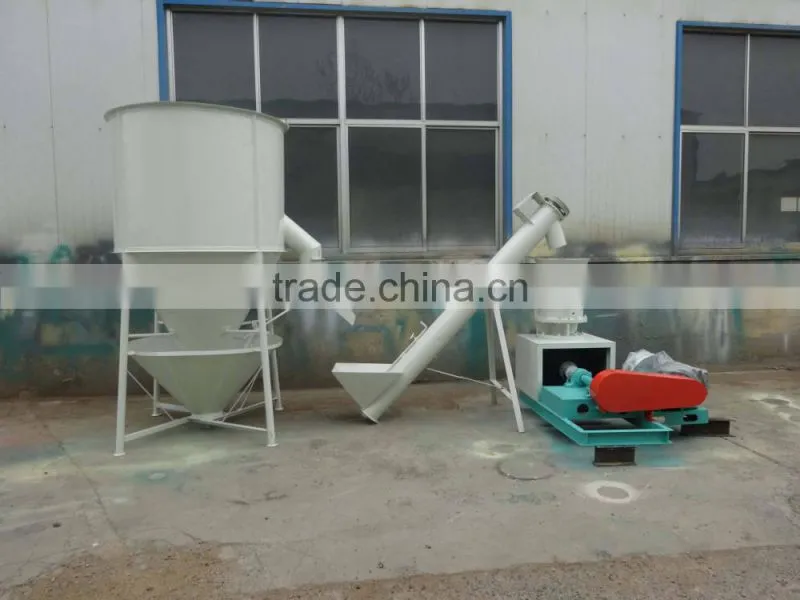 Simplified hay forage feed pellet processing machine line for cattle farm