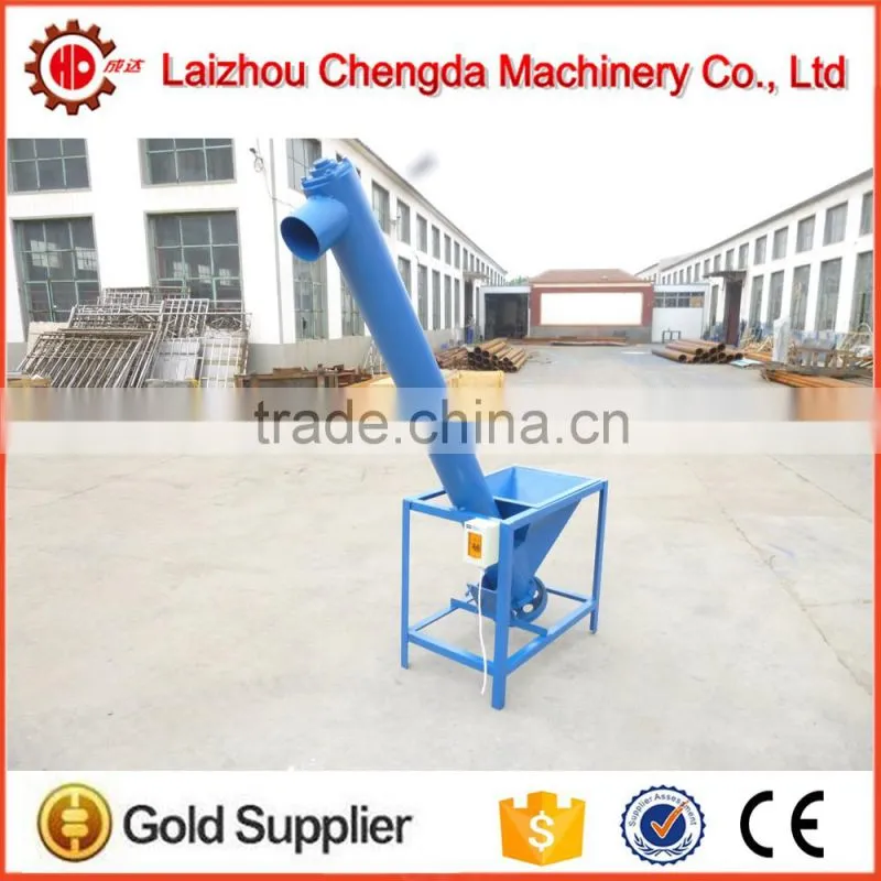 Adjustable 1.5kw screw elevator, sawdust hoist for sale, LT14-1.5