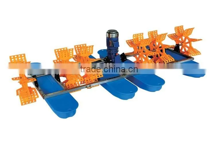 paddlewheel fish pond aerator/ waterwheel model oxygen increasing aerator