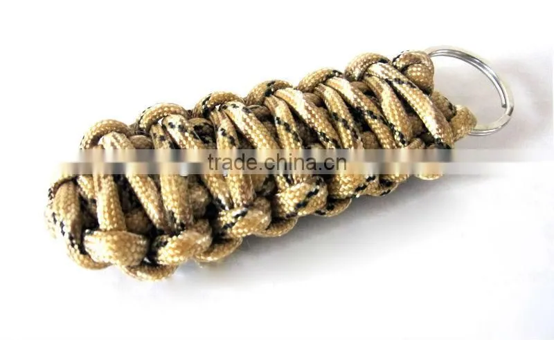 6' Paracord Lanyard, Key Chain, with Carabiner, and Key Ring