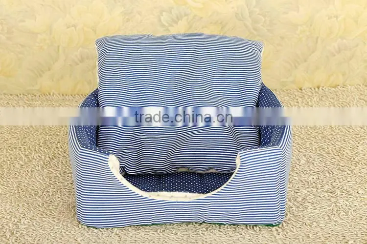 Double-use soft cozy dog bed fabric dog house