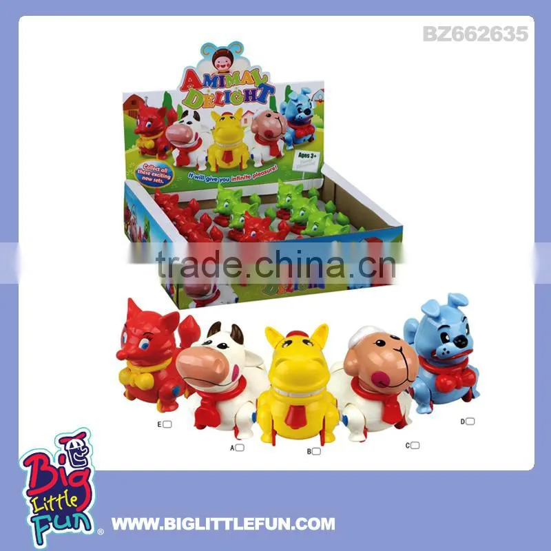 Wind up toy animal toy penguin and crab