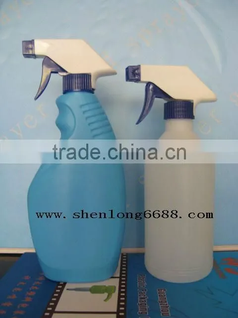plastic shampoo bottle with gold ferrule