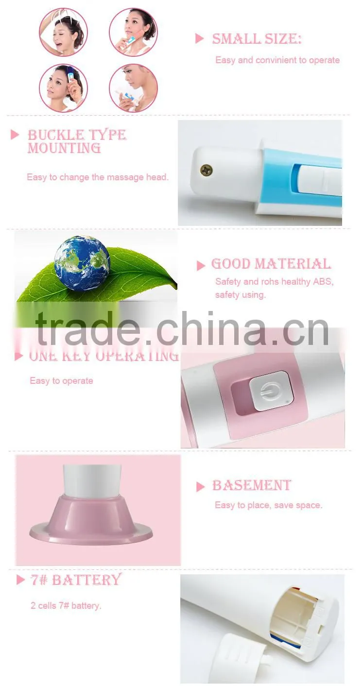 CE approved 3 in 1 multifunctional battery power handy head massager