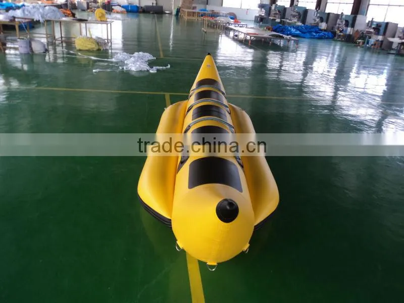 ce PVC material folding inflatable banana boat
