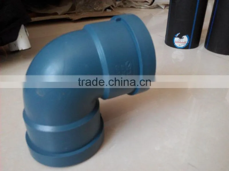 UPVC pipe and fittings elbow