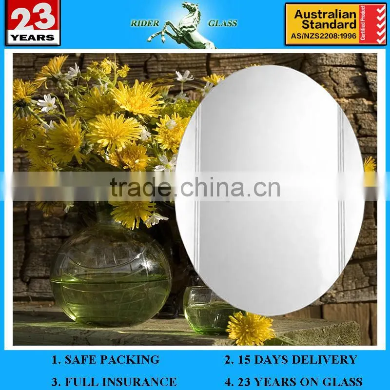 High Quality 1.3mm-6mm Round Colored Mirrors Home Decoration Tinted Float Glass Colored Mirror Glass