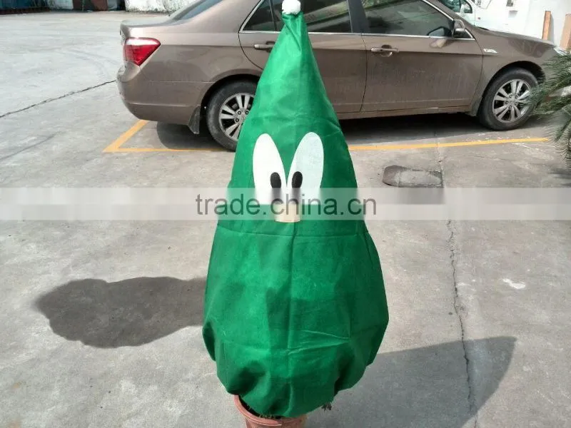 cartoon 100% pp nonwoven eco tree cover / plant jacket