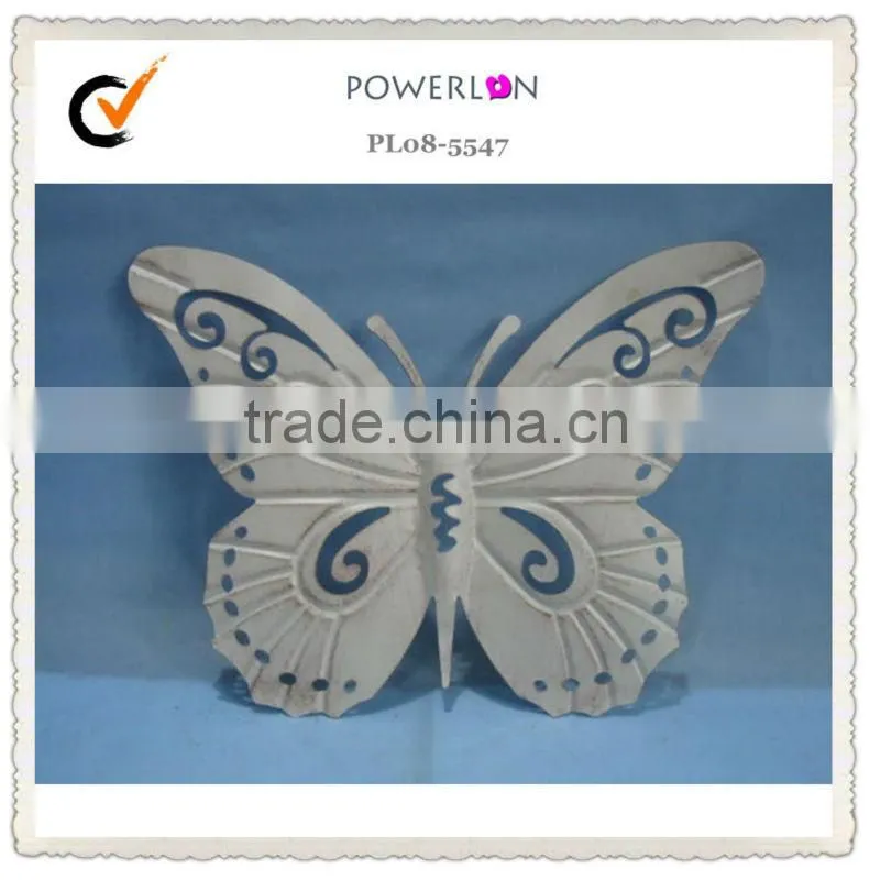 Lighted Metal Art Butterfly Wall Decoration