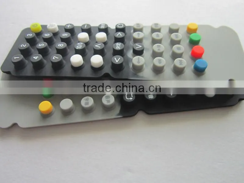 Silicone Rubber remote controls Keys