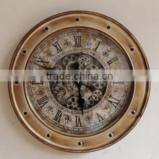 Wholesale and customized wall clock for home decor with acrylic bead decor