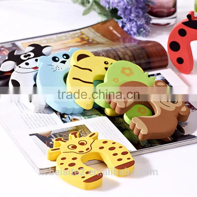 J148 Baby safety soft rubber with cartoon design door guard