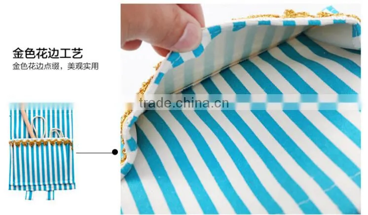 Q115 Lovely smiling DIY hanging storage bag