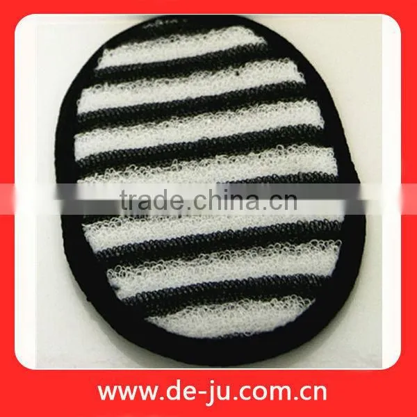 Bath Cleaning Black Coat Handle Brush Exfoliating Back Scrubber