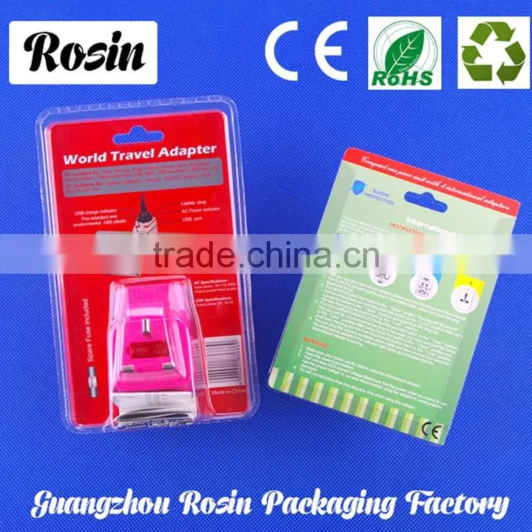 Directly factory special paper hangtags, Blister Packaging box